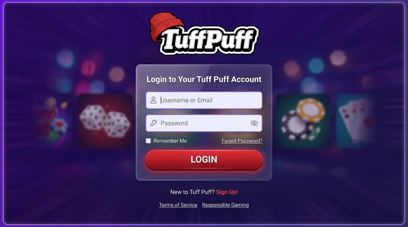 TuffPuff Casino Login